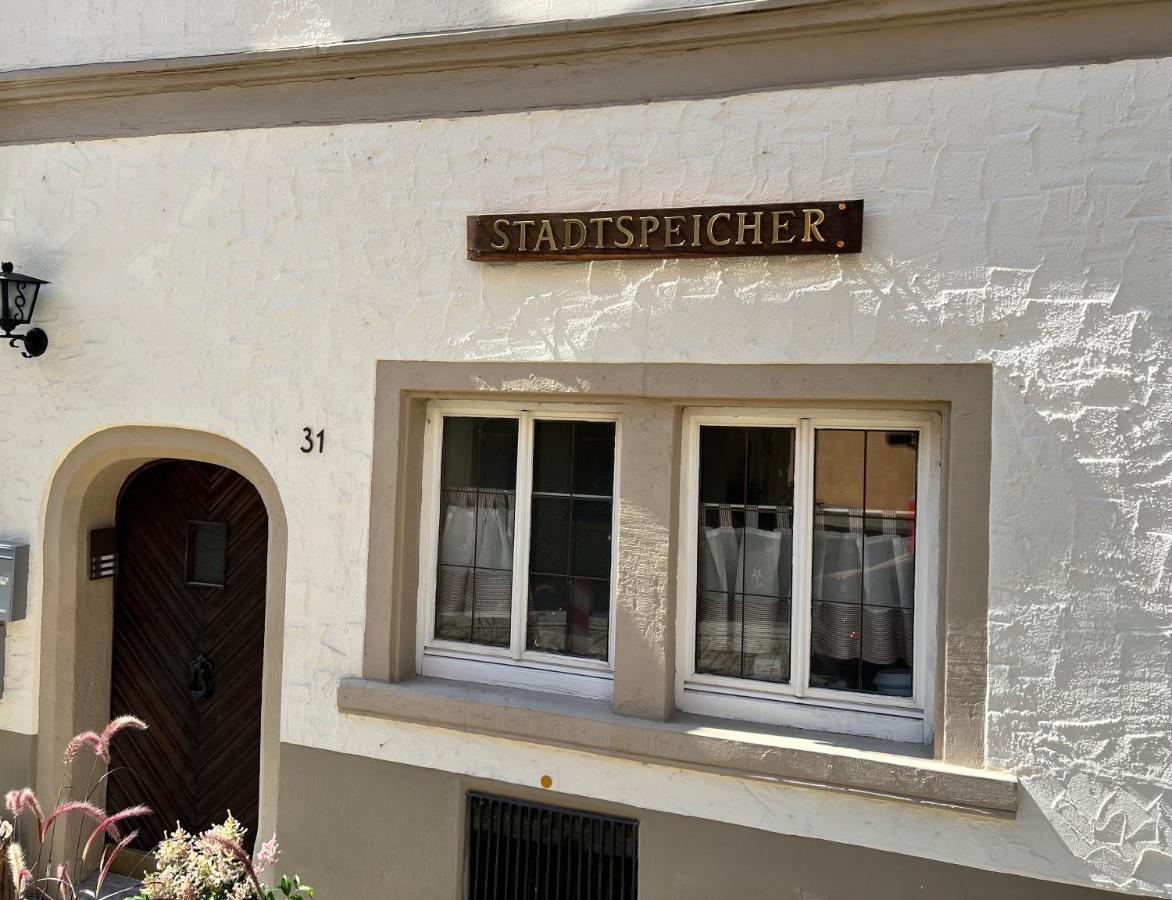 #Stadtspeicher - Blauer Stern Das Apartment Mitten In Der Altstadt Rothenburg ob der Tauber Bagian luar foto